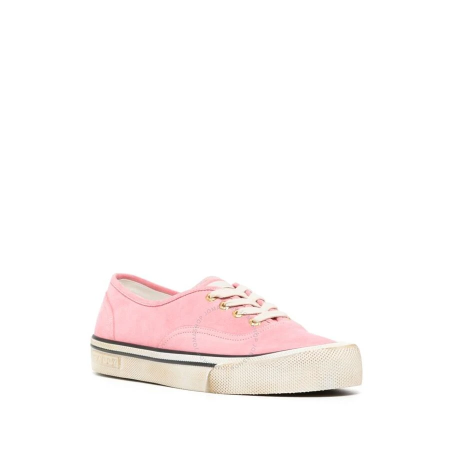 Bally New Samantha Lyder Calf Suede Low-Top Sneakers 2