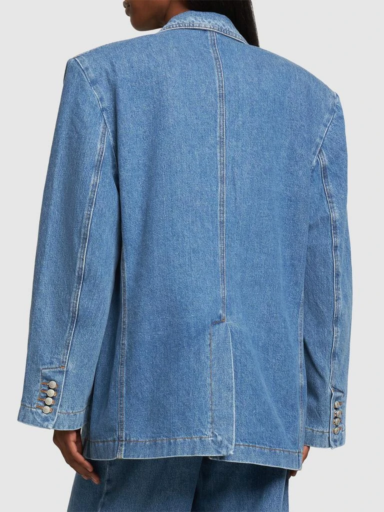 MAGDA BUTRYM Denim Oversized Single Breasted Blazer 3