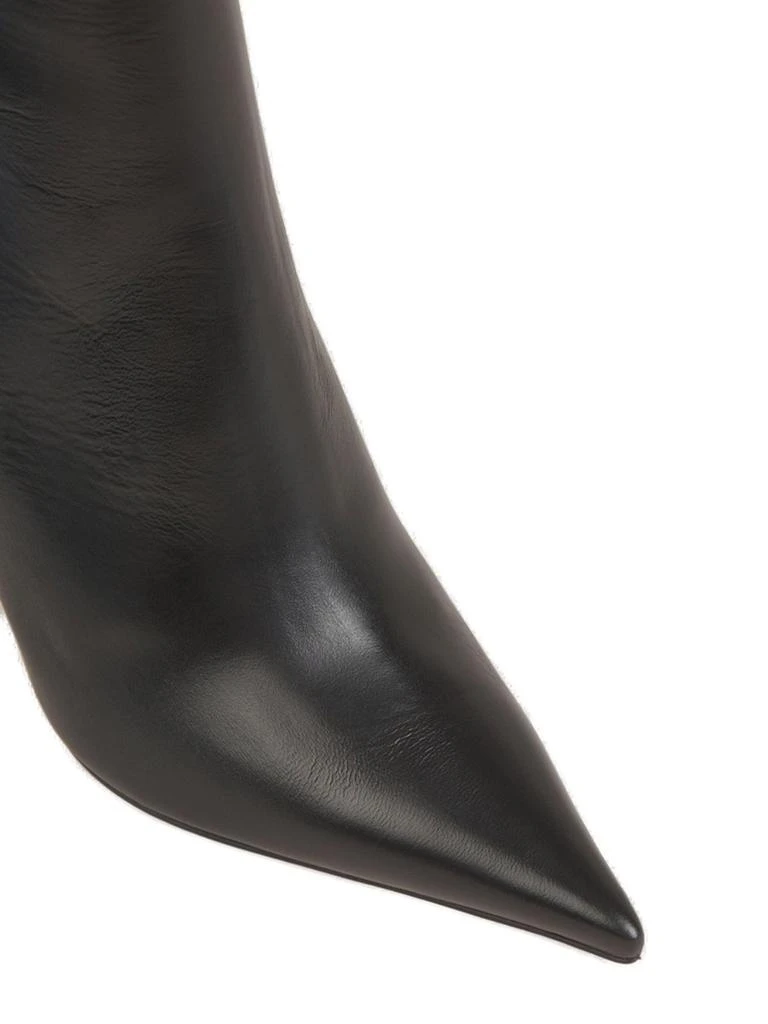 Amina Muaddi Amina Muaddi Giorgia Glass Heeled Boots 4