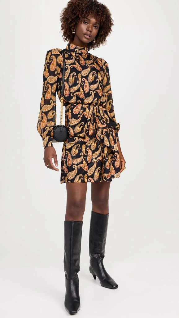 Saloni Draped Isa Short Dress 4