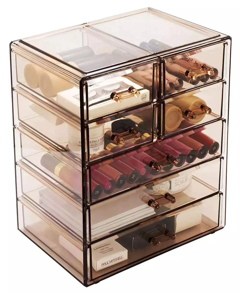 Sorbus 6 Drawer Clear Organizer Case for Cosmetics, Makeup and Jewelry (4 Large, 2 Small Drawers) 10