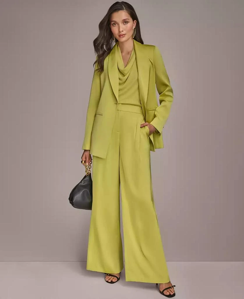 Donna Karan Women's Satin One-Button Jacket, Regular & Petite 5