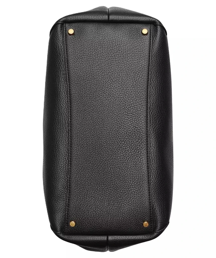 Donna Karan Glenwood Leather Shoulder with Tassel Detail 5