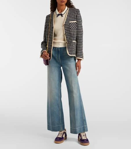 Valentino Upvillage suede and corduroy sneakers 3