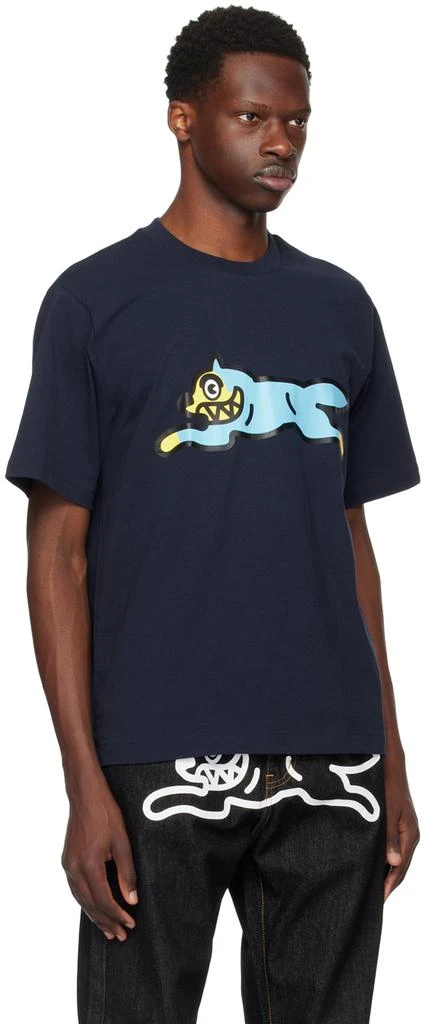 ICECREAM Navy Running Dog T-Shirt 2