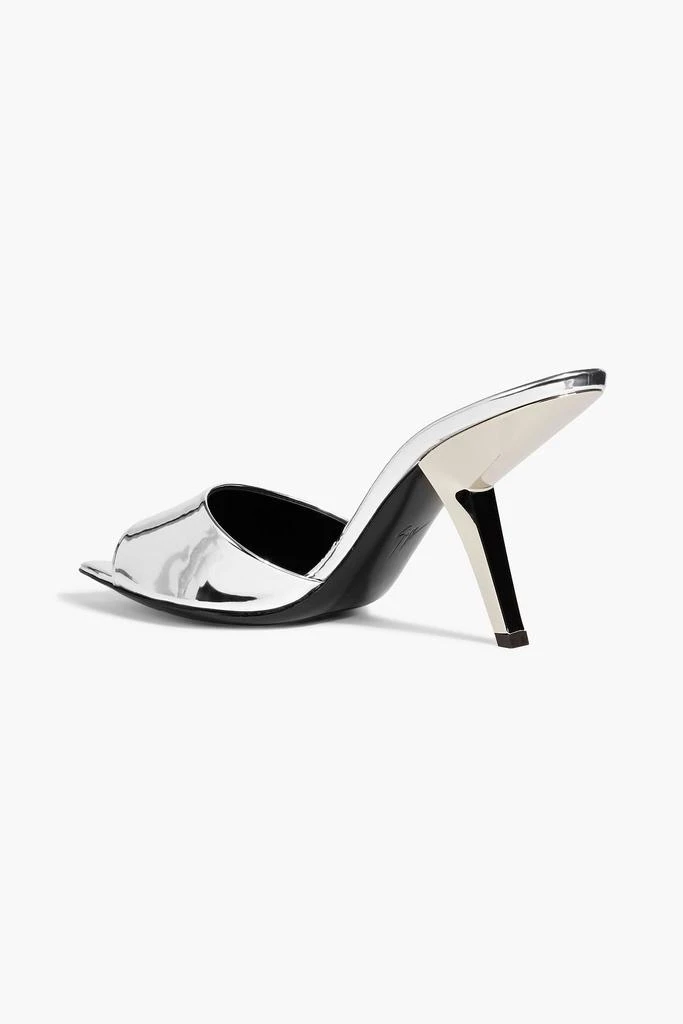 Giuseppe Zanotti Mystero faux patent-leather mules 3
