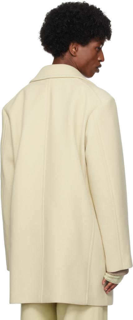 Green Sponge Wool Melton Peacoat – On Sale Now with Up to 71% Off