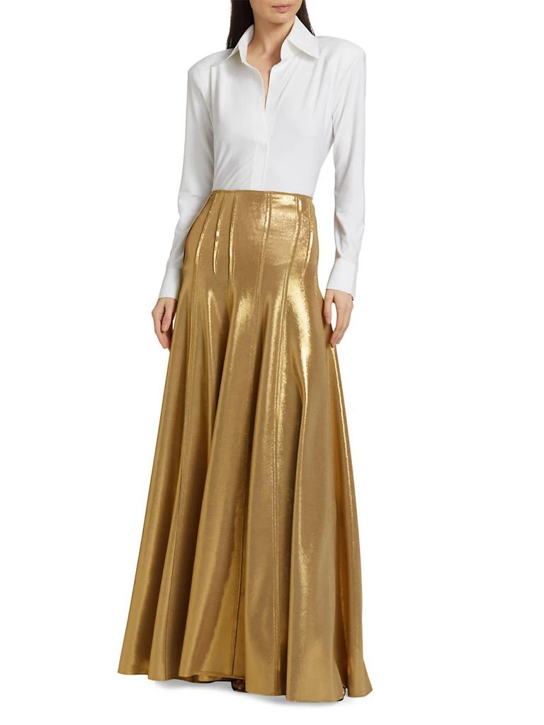 Norma Kamali Bonded Knit Structured Shirt 2