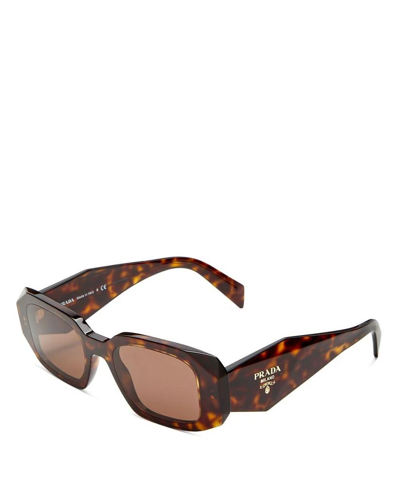 Prada Symbole Rectangular Sunglasses, 49mm 1