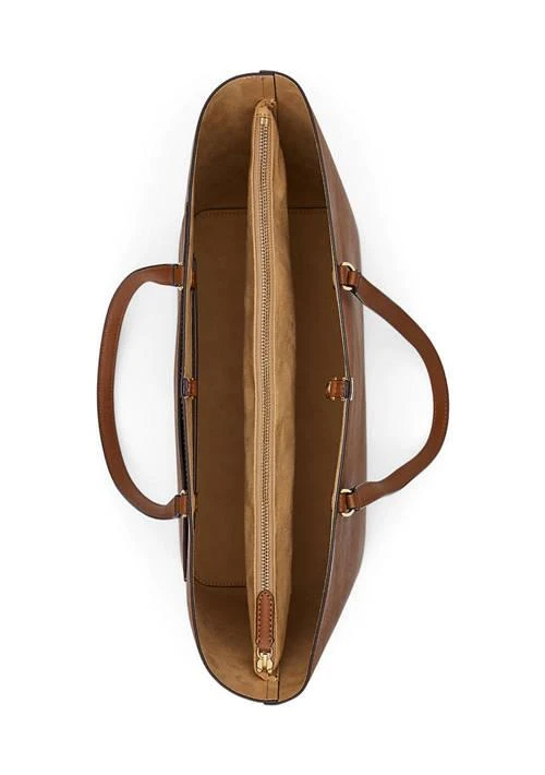 Ralph Lauren Ralph Lauren Crosshatch Leather Large Karly Tote Bag 2