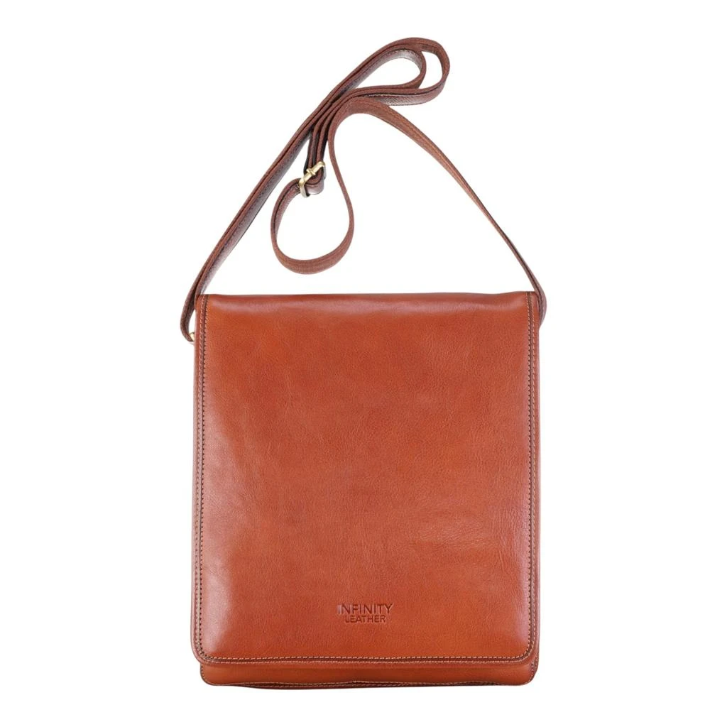 Infinity Leather Leather Vintage Brown Messenger Shoulder Crossbody Travel Business Bag - Ranger 8