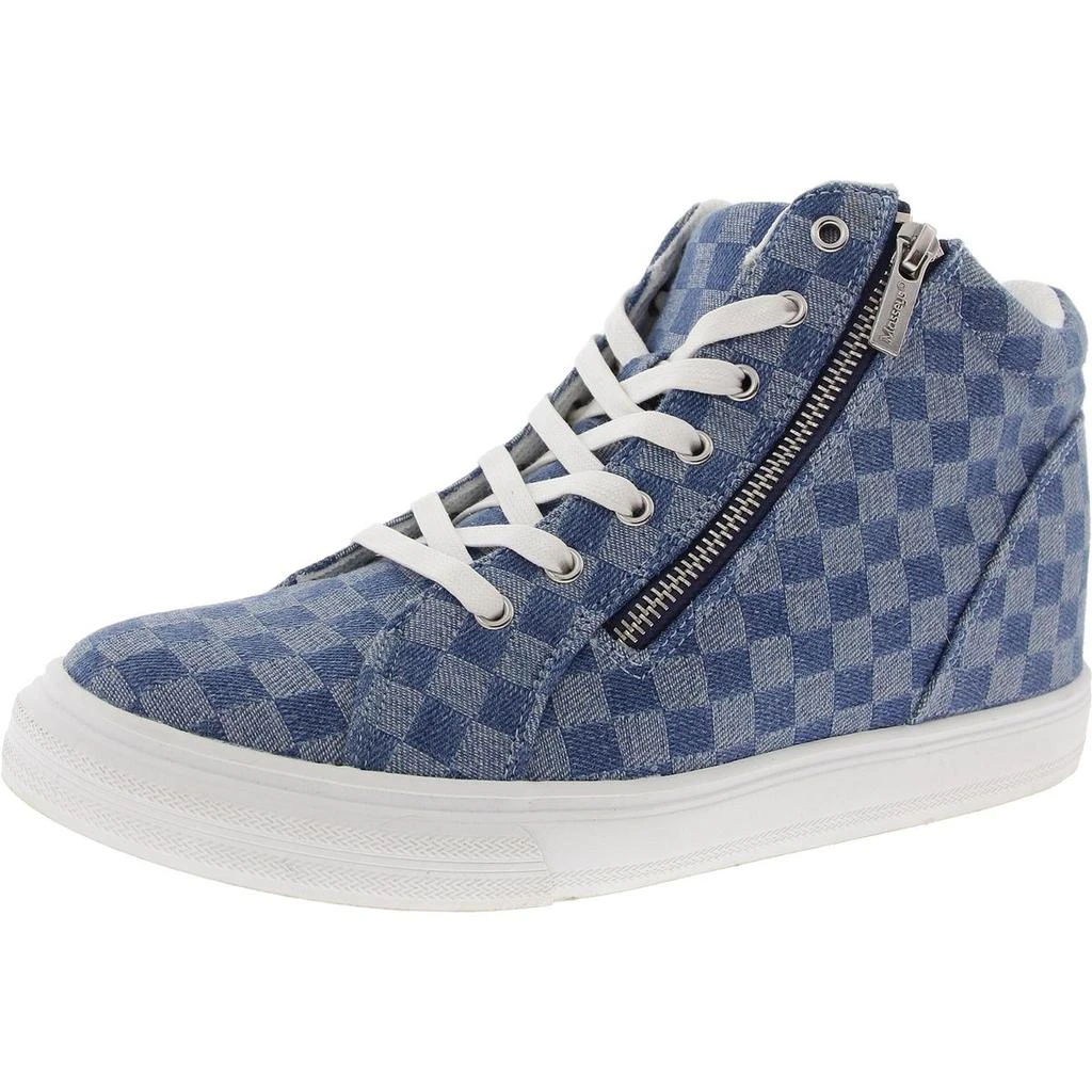 Masseys Brynlee Womens Faux Leather Hi Top Casual And Fashion Sneakers 1