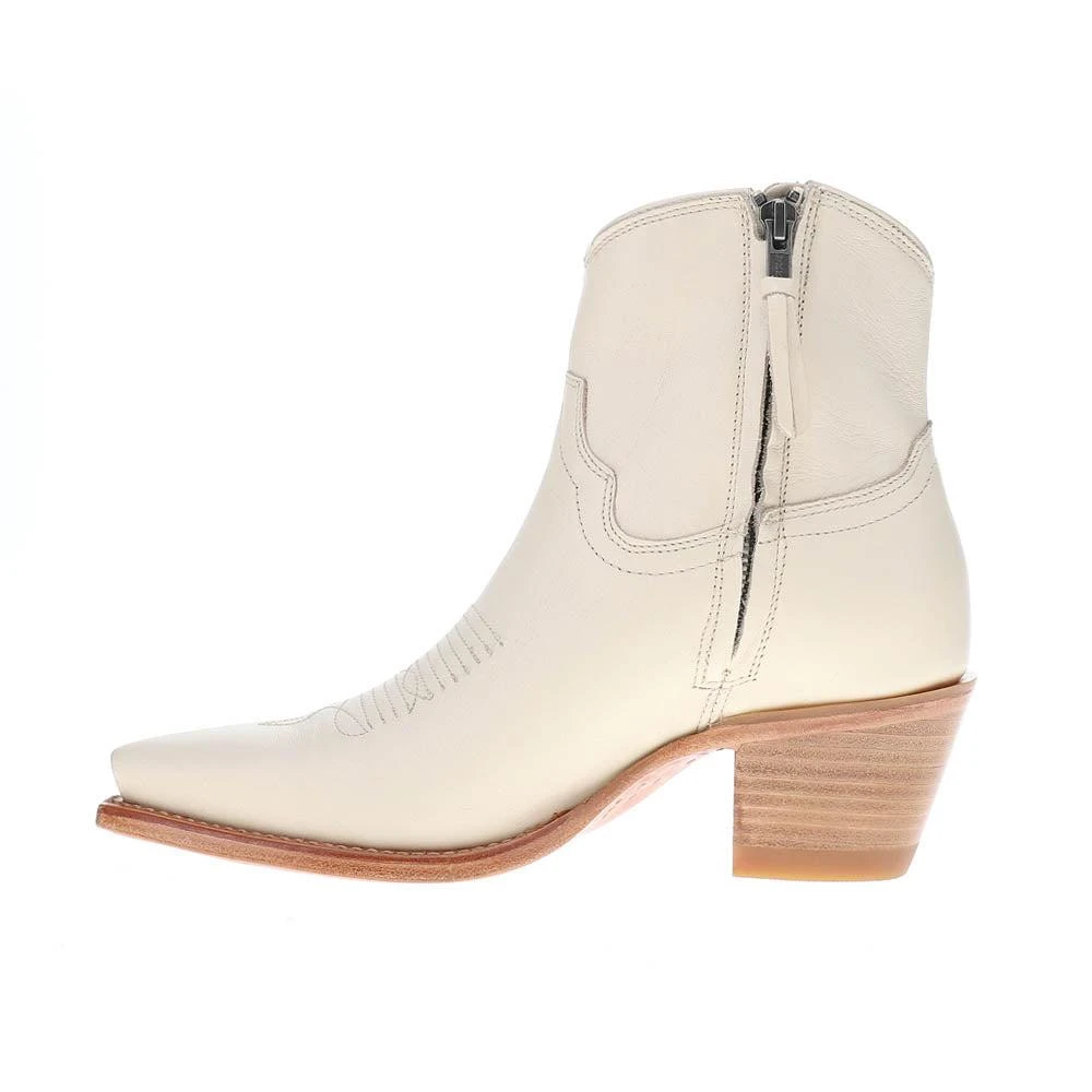 Tecovas Daisy Snip Toe Zippered Cowboy Booties 3