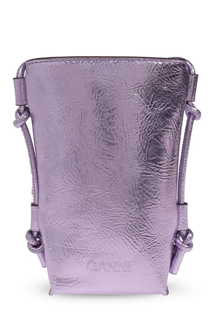 Ganni Ganni Metallic Bou Crossbody Bag 2