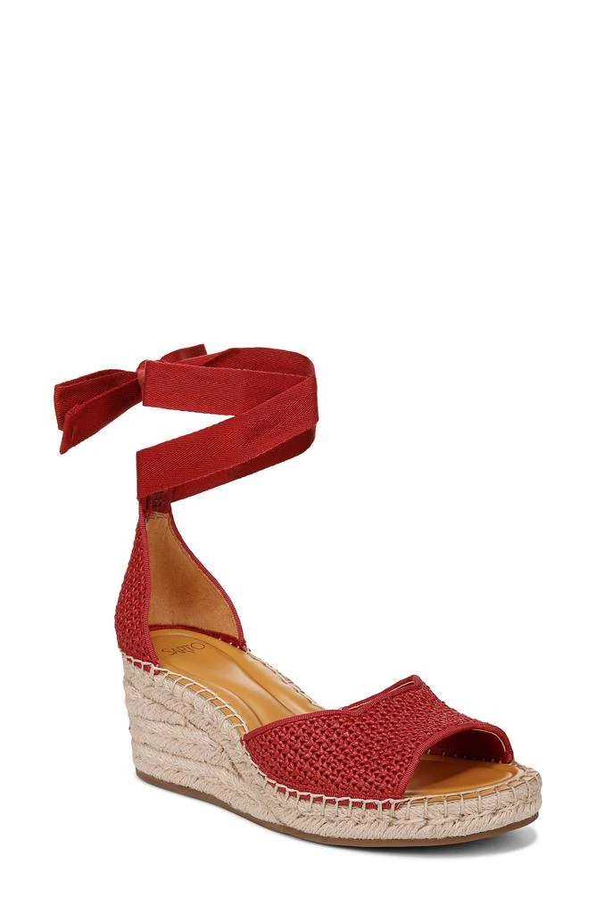 SARTO by Franco Sarto Casey Ankle Wrap Espadrille Platform Wedge Sandal 1