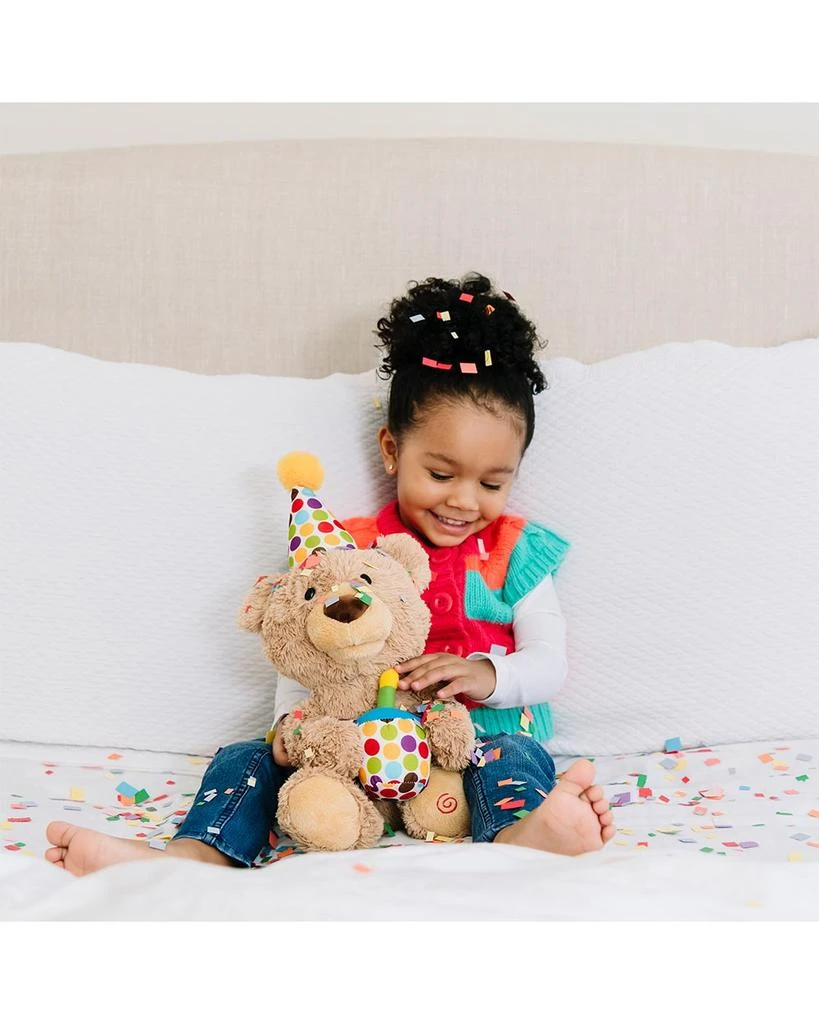 GUND Happy Birthday Animated Bear Singing Light Up Plush Stuffed Animal, 10"- Ages 3+ 5