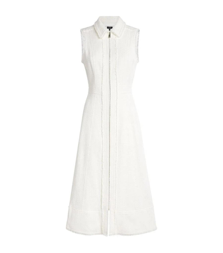 ME+EM Tweed Zipped Midi Dress 1