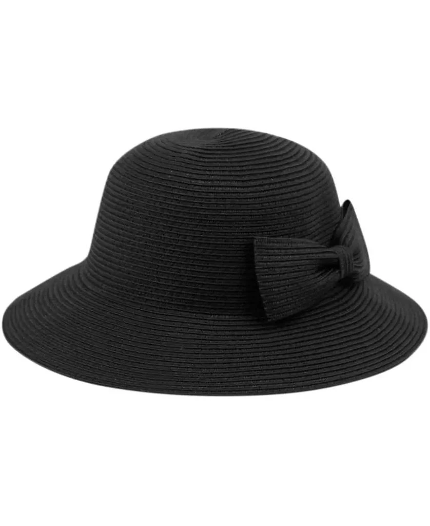 Epoch Hats Company Angela & William Poly Braid Bucket Sun Hat with Ribbon 1