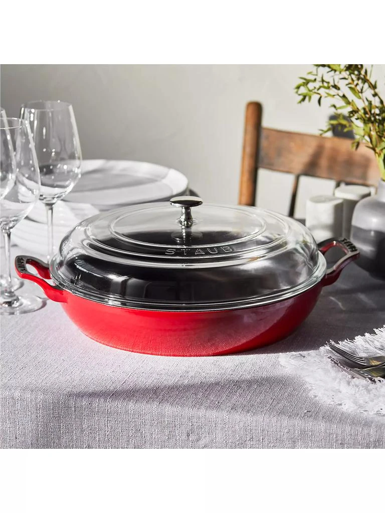 Staub 3.5-Quart Braiser & Glass Lid 2
