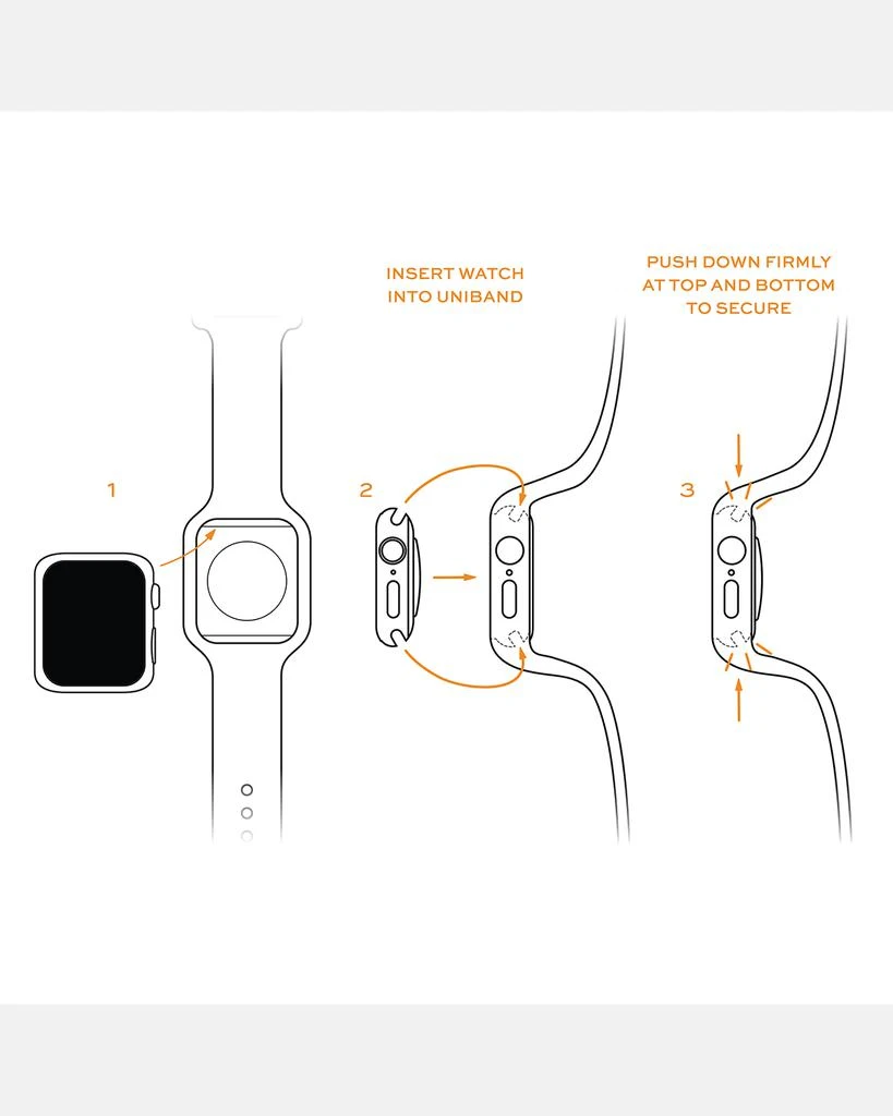 Tory Burch White Silicone Apple Watch Band, 41mm 6