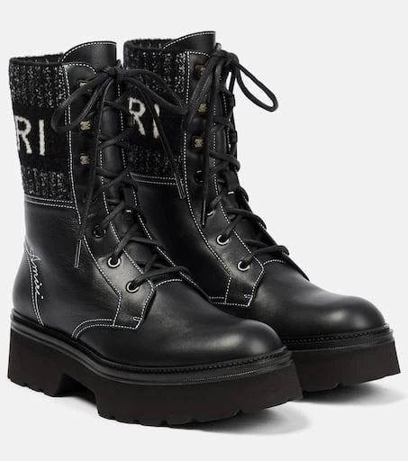 AMIRI Leather lace-up boots 1