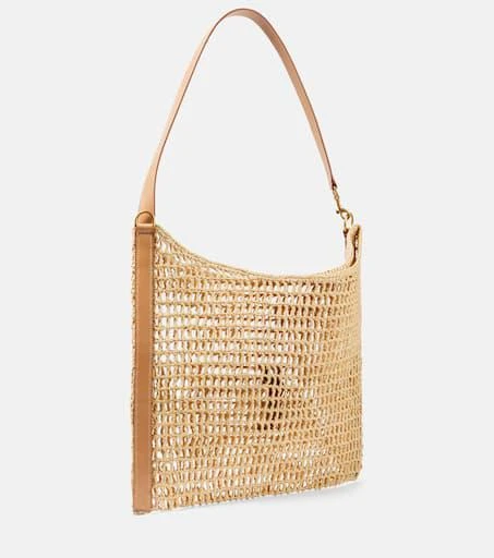 Yves Saint Laurent Oxalis crochet raffia shoulder bag 4