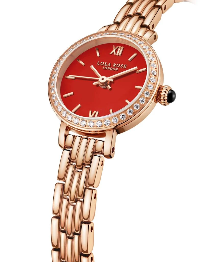 Lola Rose Lola Rose Dainty Watch for Women: Rose Gloden Watch, Genuine Stainless Steel Strap, Wrapped by Stylish Gift Box - Vintage Present for Small Wrists 2