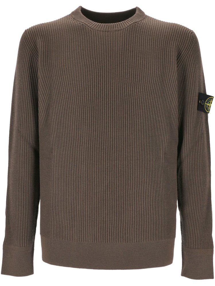 Stone Island Stone Island Logo Patch Crewneck Jumper