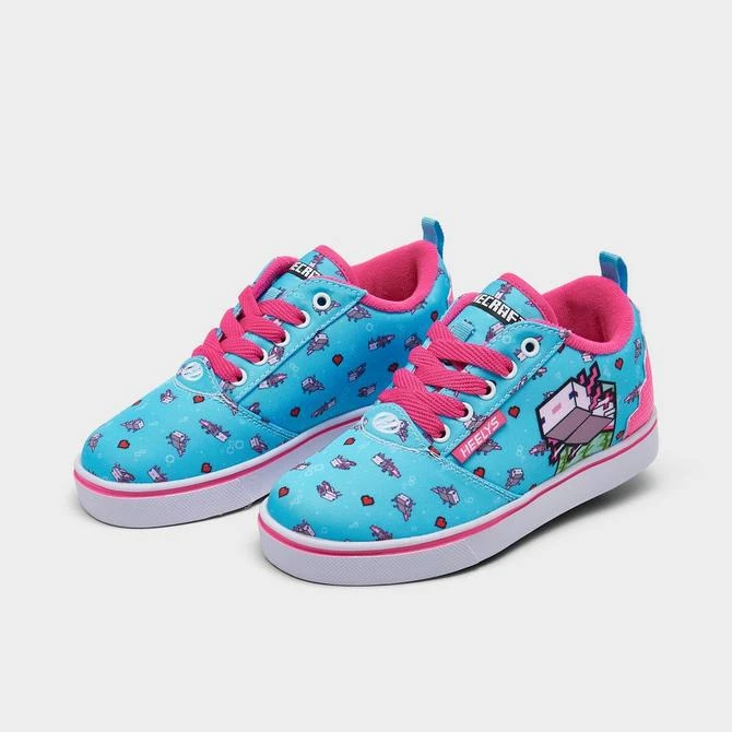 HEELYS Girls' Little Kids' Heelys x Minecraft Pro 20 Casual Shoes 2