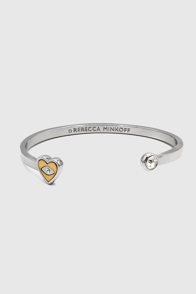 Rebecca Minkoff Evil Eye Heart Open Cuff