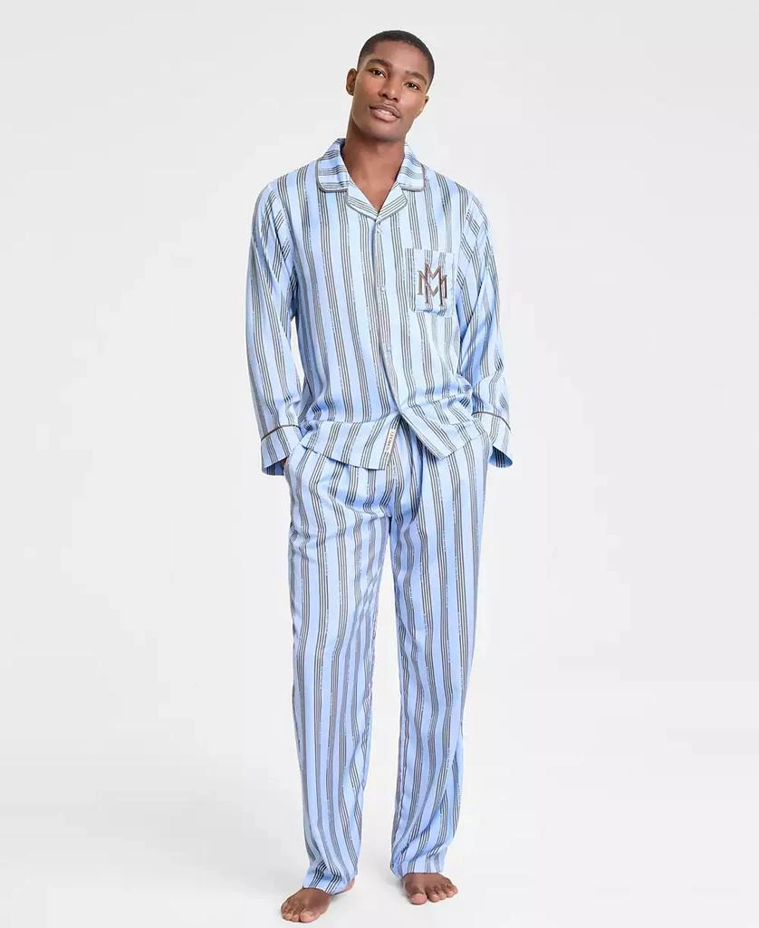Disney | Macy
s Men
s Mickey Mouse Satin Pajamas Sleep Set, Macy
s Exclusive 1