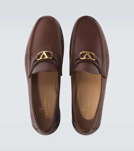 Valentino VLogo Signature leather loafers 4