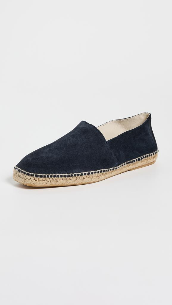 Manebi Suede Square Toe Espadrilles