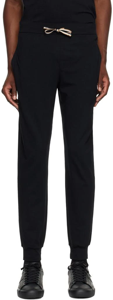 Hugo Boss Black Printed Logo Sweatpants 1