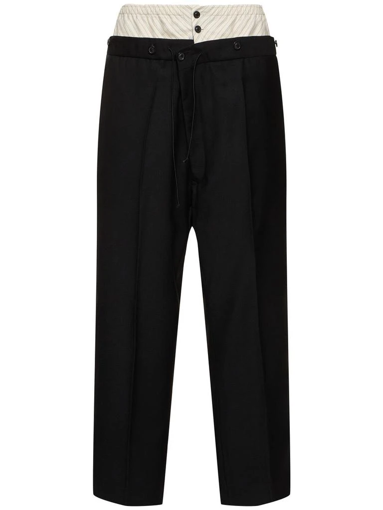 MAISON MARGIELA Wool & Mohair Pants 1