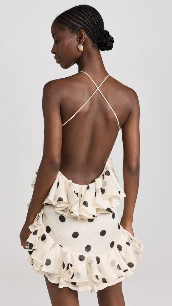 Zimmermann Crush Ruffle Halter Mini Dress 2