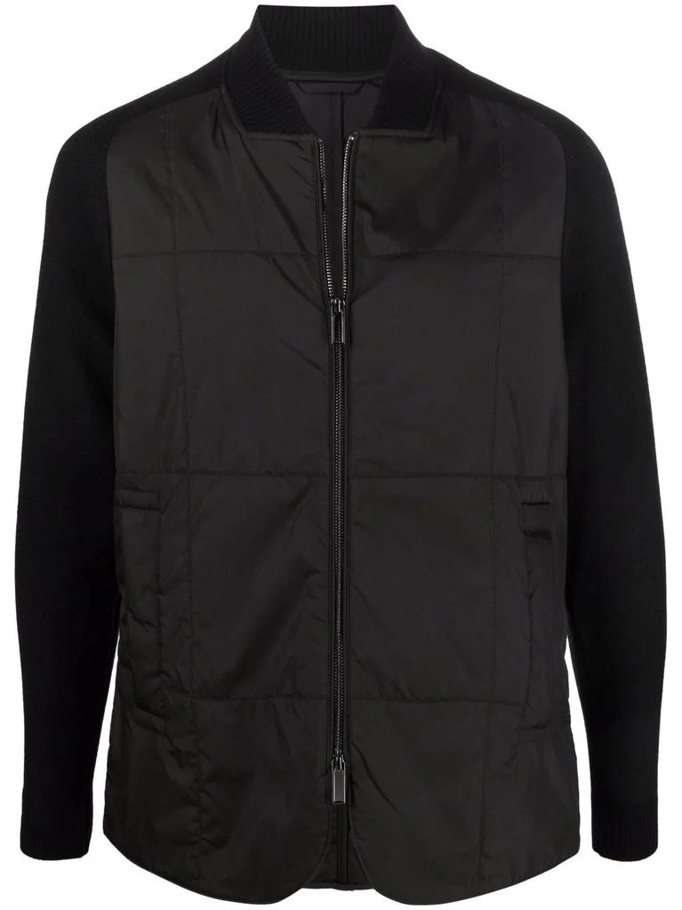 Emporio Armani hybrid bomber jacket - men 1