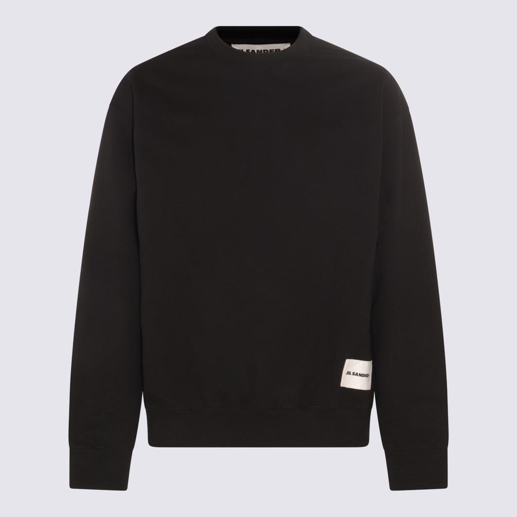 Jil Sander Black Cotton Sweatshirt