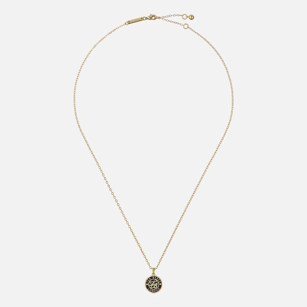 Ted Baker London Ted Baker Monella Monogram Gold-Plated Button Necklace 3