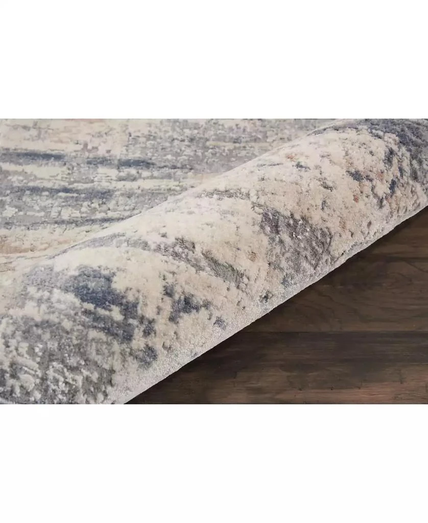 Nourison Rustic Textures RUS04 Beige and Gray 2'2" x 7'6" Runner Rug 2
