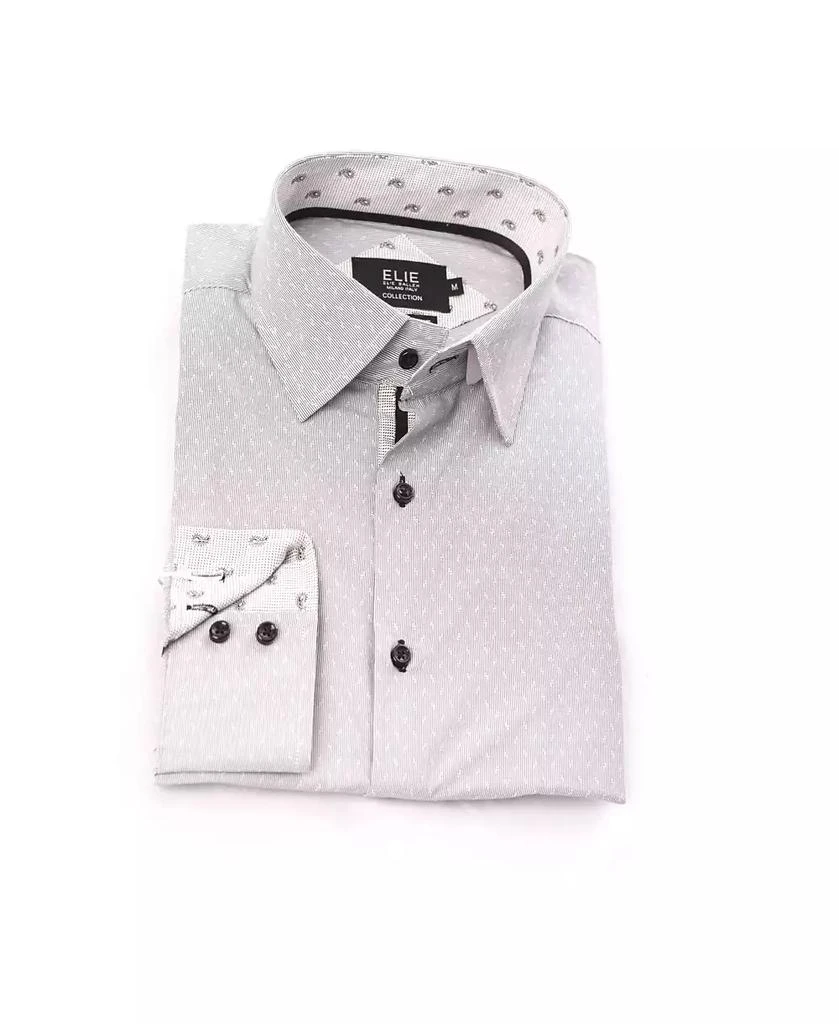 Elie Balleh Little Boys Grey Slim Fit Dress Shirt