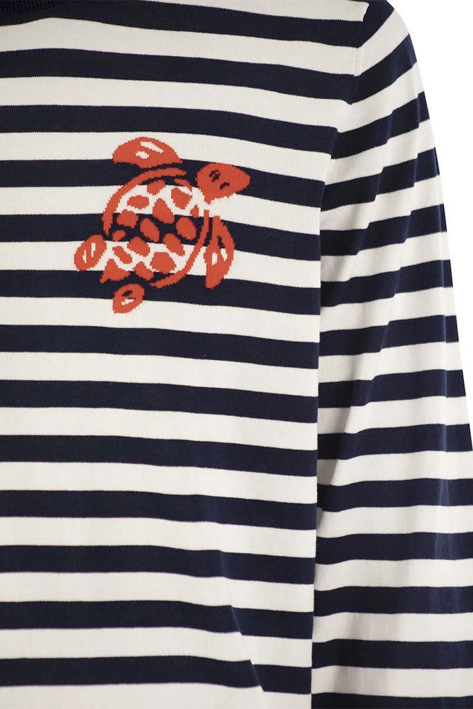 Vilebrequin Vilebrequin Striped Cotton Crew-Neck Jumper 4