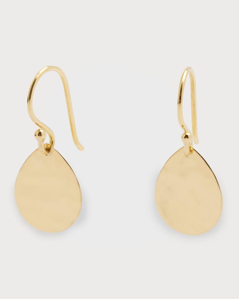 Ippolita 18K Classico Crinkle Hammered Teardrop Earrings, S