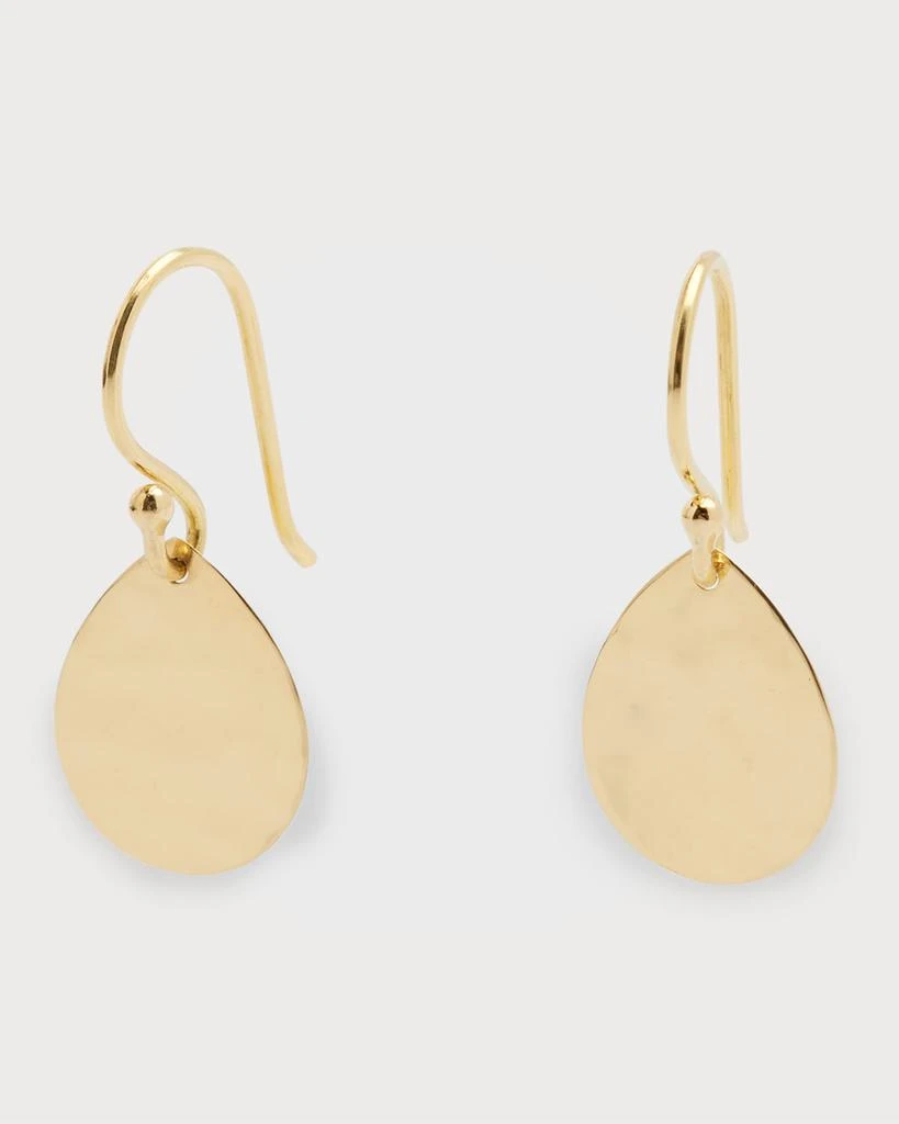 Ippolita 18K Classico Crinkle Hammered Teardrop Earrings, S 1