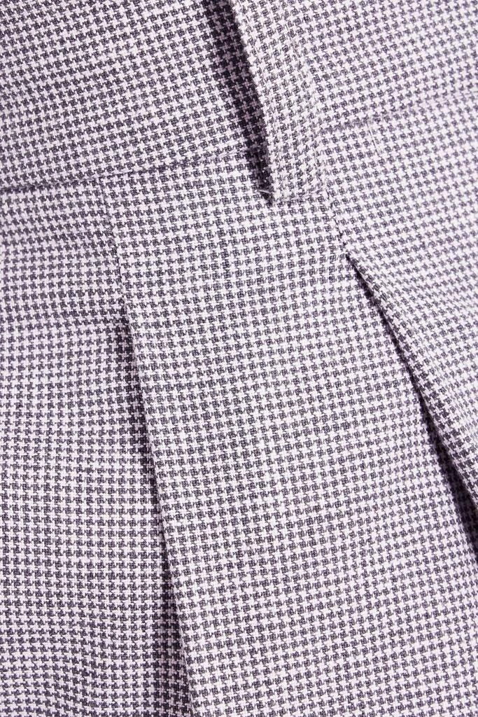 Isabel Marant Étoile Lowea houndstooth cotton and linen-blend tapered pants 4