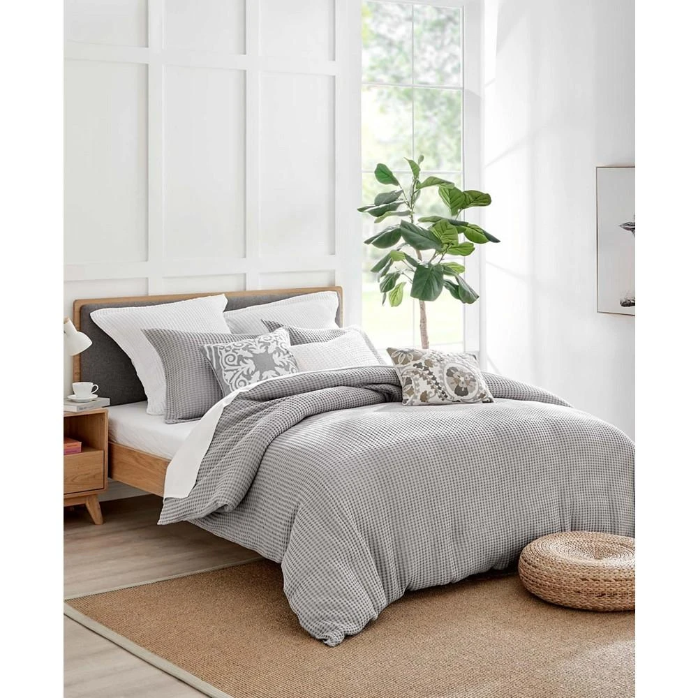 Levtex Mills Waffle Classic 3-Pc. Duvet Cover Set, Full/Queen 2