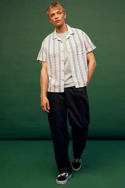 Obey OBEY Harmony Stripe Short Sleeve Button-Down Shirt 4