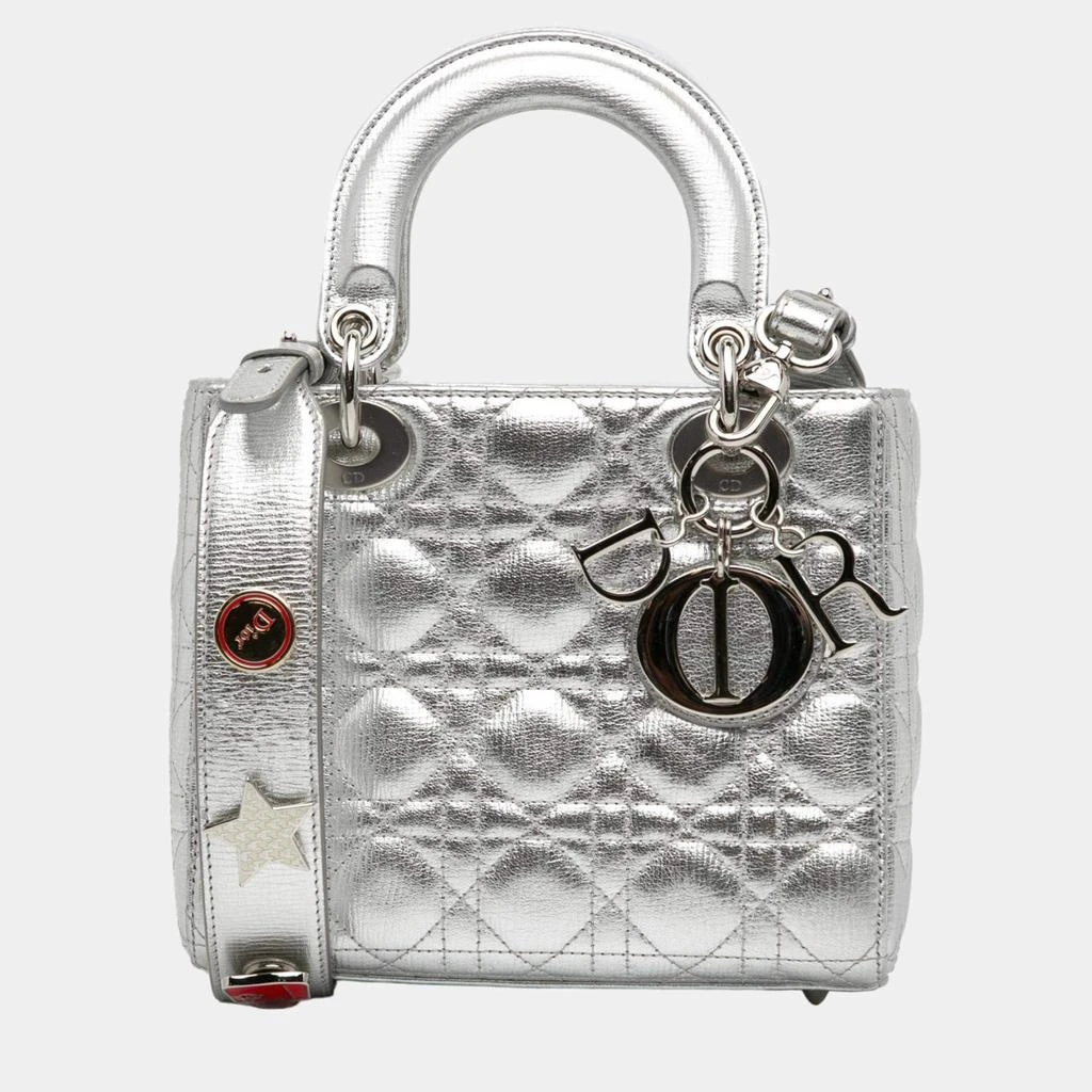 Dior Dior Silver Small Calfskin Cannage My ABCDior Lady Dior 1