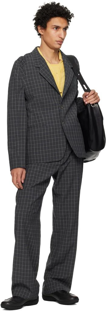 Kiko Kostadinov Gray Minna Blazer 4