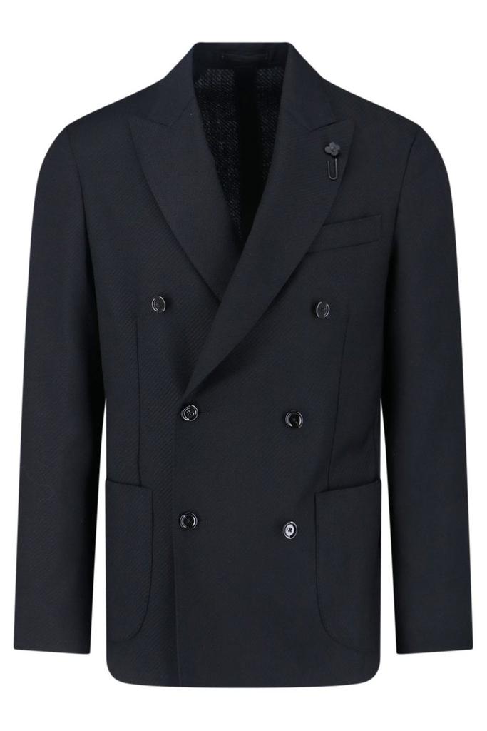 LARDINI Lardini Double-Breasted Tailored Blazer